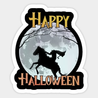 Happy Halloween - The Headless Horseman Sticker